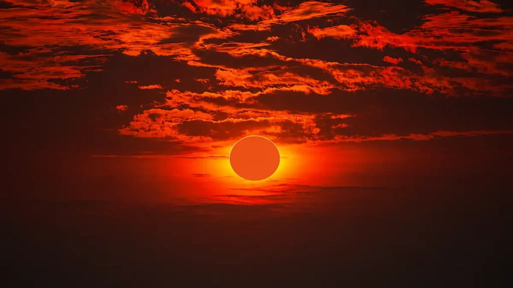 HOY EL SOL DESAPARECE Y EL CIELO SE TIÑE DE OSCURIDAD