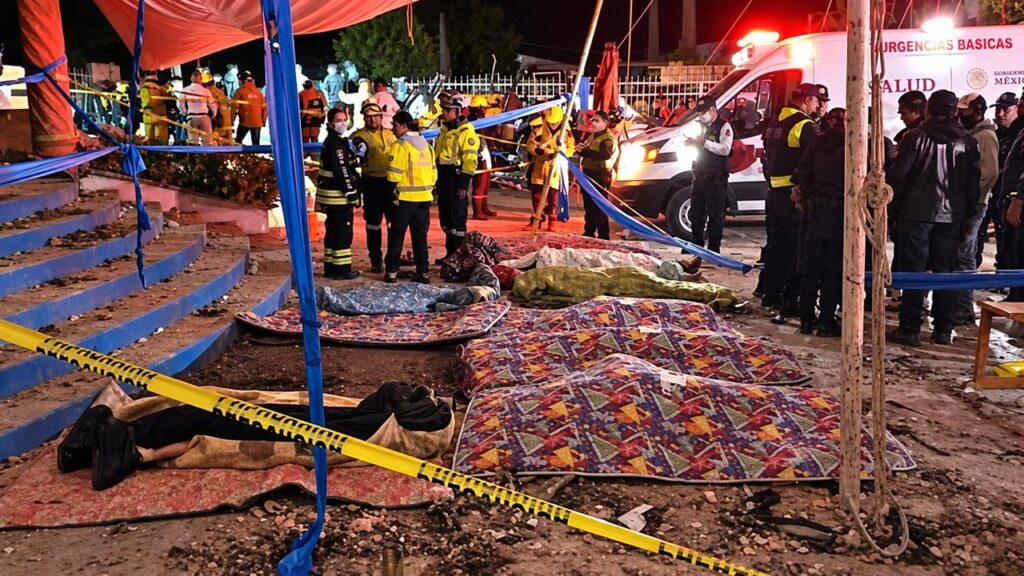 FIESTA RELIGIOSA TERMINA EN TRAGEDIA: EXPLOSIÓN DE PIROTECNIA DEJA 10 MUERTOS EN MÉXICO Y 64 HERIDOS