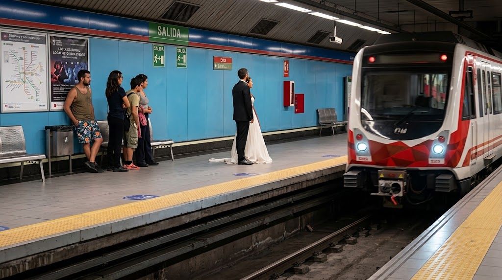 ¡SÍ, ACEPTO! EL METRO DE QUITO, EL NUEVO ‘SET’ DE LOS RECIÉN CASADOS