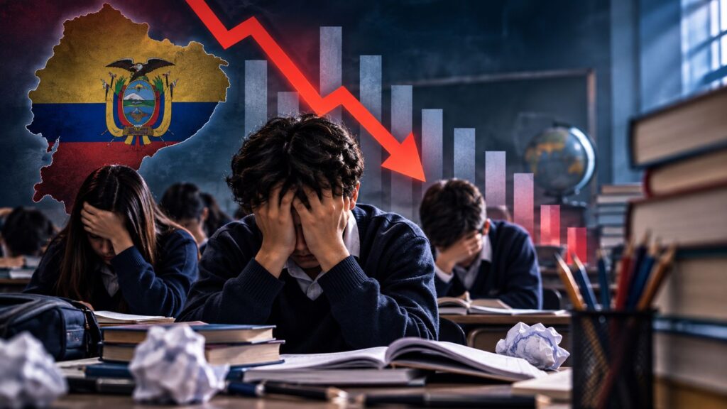 DURO GOLPE A LA EDUCACIÓN: ECUADOR QUEDA POR DEBAJO DEL PROMEDIO EN TRES ÁREAS CLAVE