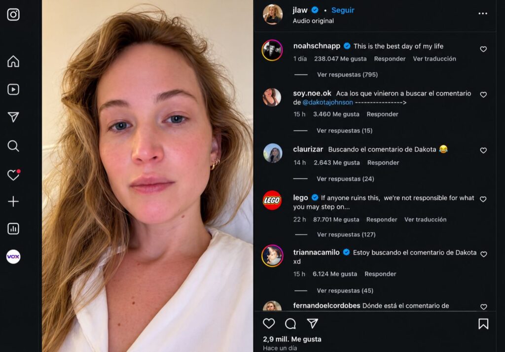 ¡DEBUTÓ EN INSTAGRAM Y YA LA TROLLEARON! JENNIFER LAWRENCE NO SE SALVÓ NI DE SUS AMIGOS
